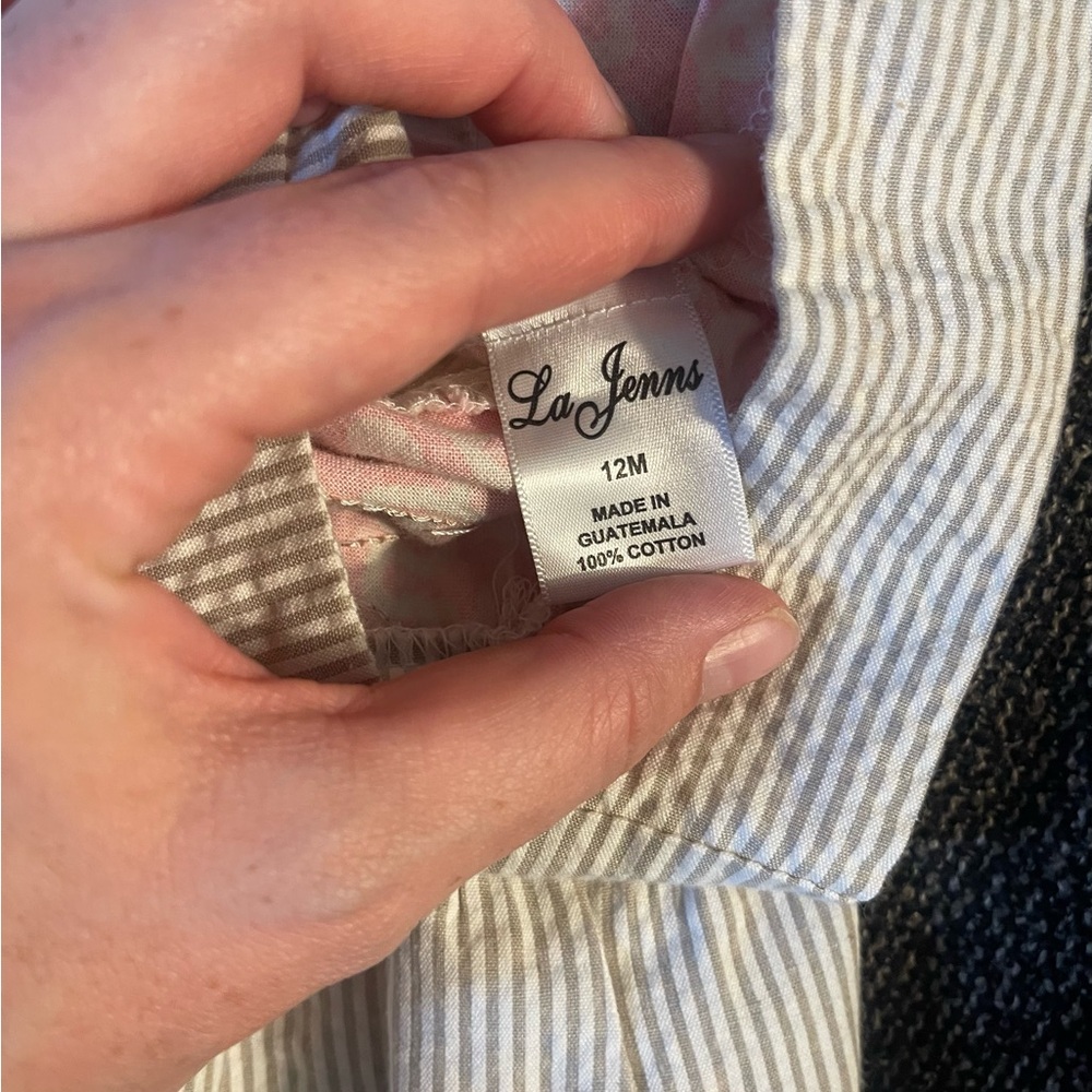 La Jenn’s 12m toddler bunny dress with bloomers